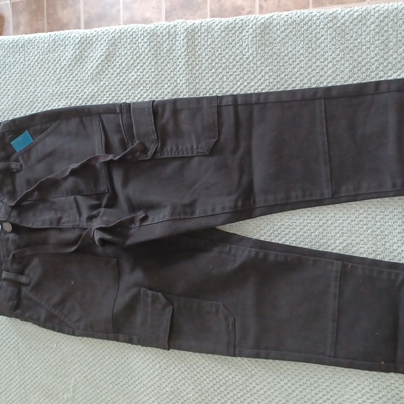 Bnwt dark navy Blue cargo skinny pants size 4 - Picture 15 of 17